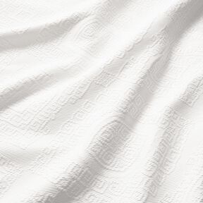 tessuto arredo Jacquard Diamanti decorativi 275 cm – bianco, 