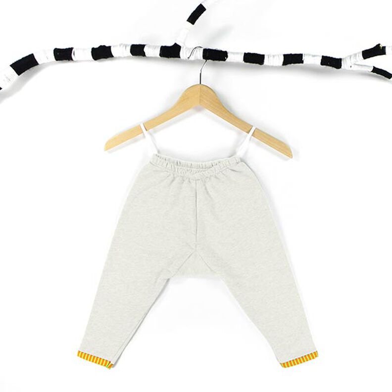 felpa di cotone leggera tinta unita – bianco lana,  image number 4