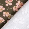 jersey di cotone graziosi fiorellini – cachi,  thumbnail number 4