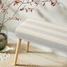tessuto arredo panama righe ampie &ndash; grigio argento/beige chiaro,  thumbnail number 5