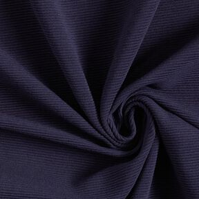 jersey a coste-ottoman, tinta unita – blu marino, 
