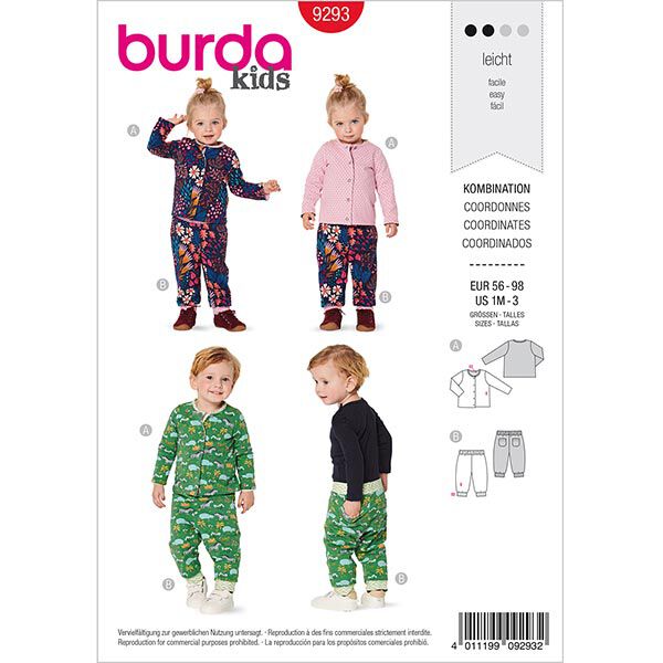 giacca, Burda 9293 | 56-98, image number 1