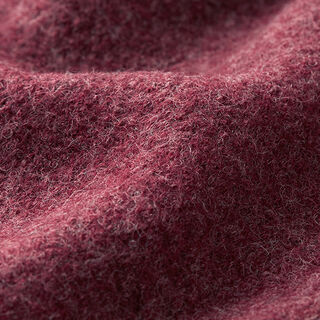 loden follato in lana mélange – rosso Bordeaux, 