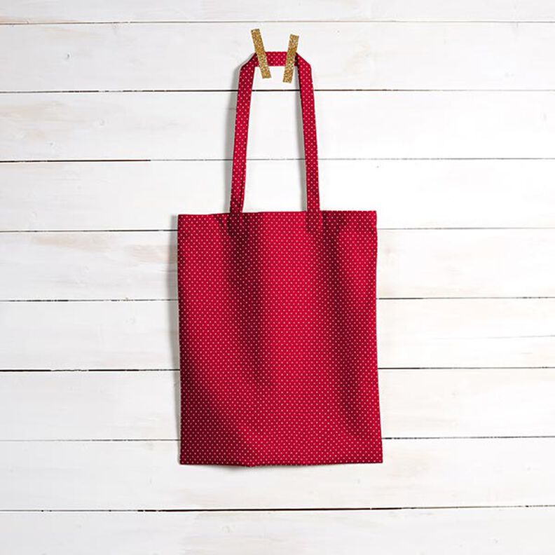 Cotone laminato Piccoli pois – rosso,  image number 7