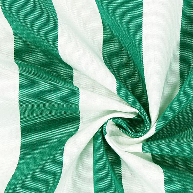 Tessuto per tende da sole righe Toldo – bianco/verde,  image number 2