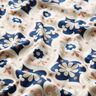 Jersey con ornamenti floreali – beige/blu marino,  thumbnail number 2