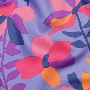 Satin di cotone Cloverdale | Nerida Hansen – lilla bluastro/lillà rosso, 