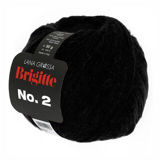 BRIGITTE No.2, 50g | Lana Grossa – nero, 