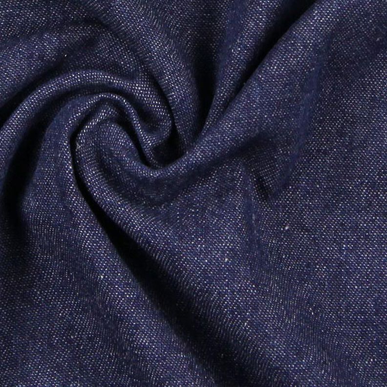 Denim in cotone medio – blu marino,  image number 2