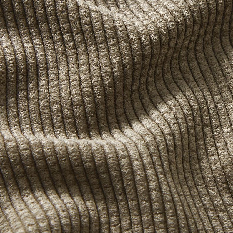 velluto a coste larghe Bubble tinta unita – talpa scuro,  image number 2