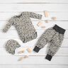 jersey di cotone Piccoli fiorellini – bianco lana/colore blu jeans,  thumbnail number 6