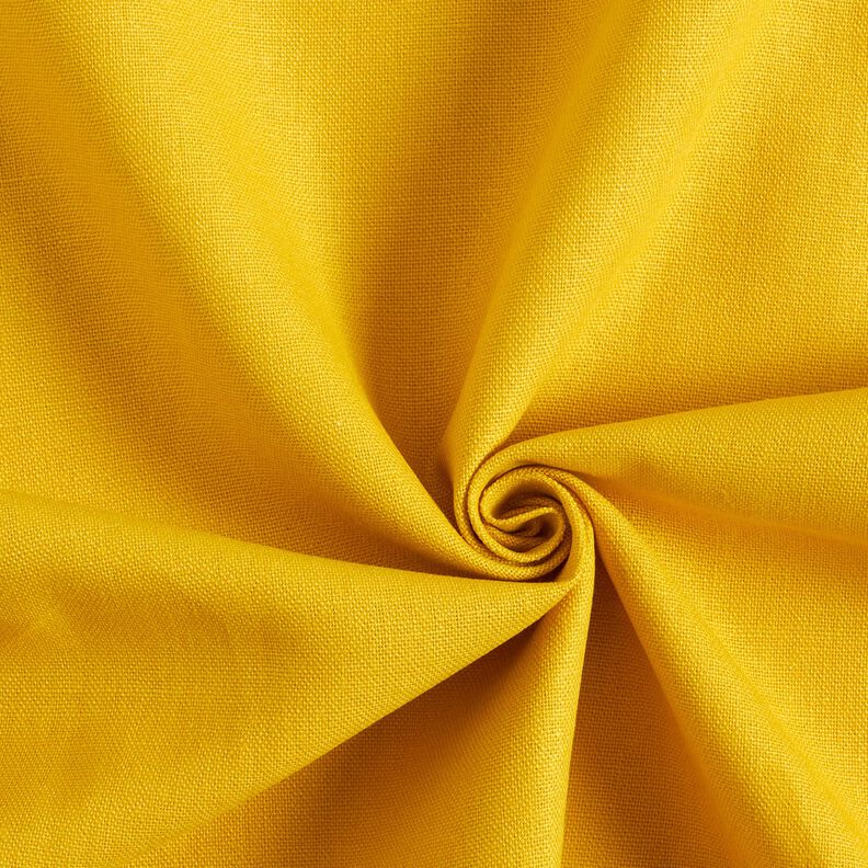 Tessuto in puro lino pesante tinta unita – giallo sole,  image number 1