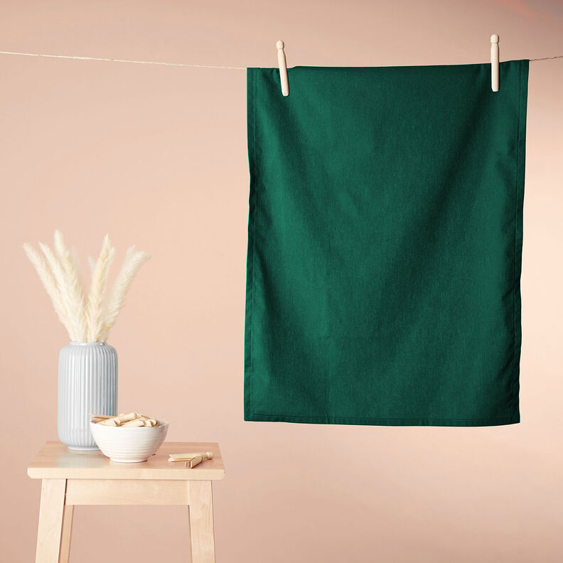 tessuto in cotone cretonne tinta unita – verde abete,  image number 8