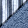 jersey di cotone seersucker Righe sottili – colore blu jeans/bianco,  thumbnail number 4
