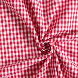 tessuto in cotone Vichy - 0,5 cm – peperoncino, 