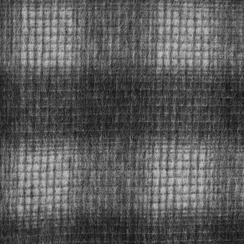 tessuto a maglia per cappotti Quadri sfumati – antracite/grigio chiaro,  image number 1
