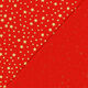 tessuto in cotone cretonne cielo stellato natalizio, piccolo – rosso/oro,  thumbnail number 3