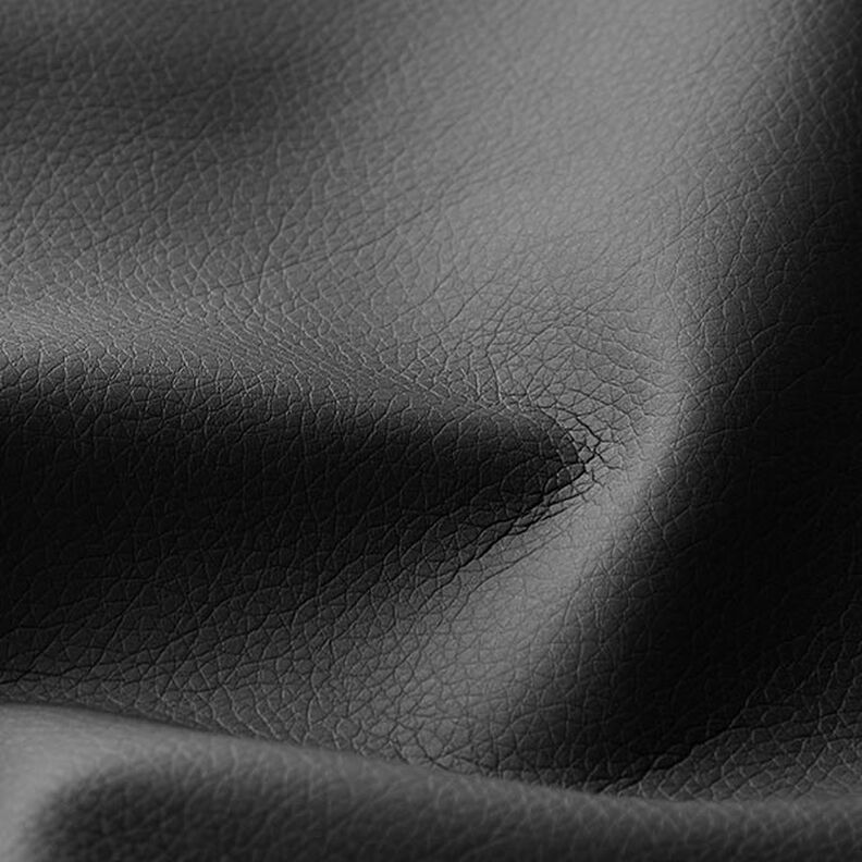 tessuto da tappezzeria similpelle aspetto naturale – nero,  image number 2