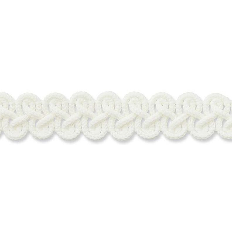 bordino di passamaneria [ 12 mm ] – bianco lana,  image number 1