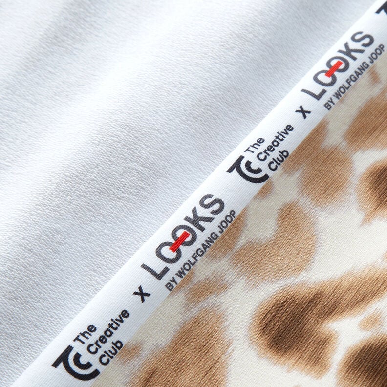 GOTS French terry Batik con motivo leopardato | TCC x LOOKS by Wolfgang Joop – marrone,  image number 4