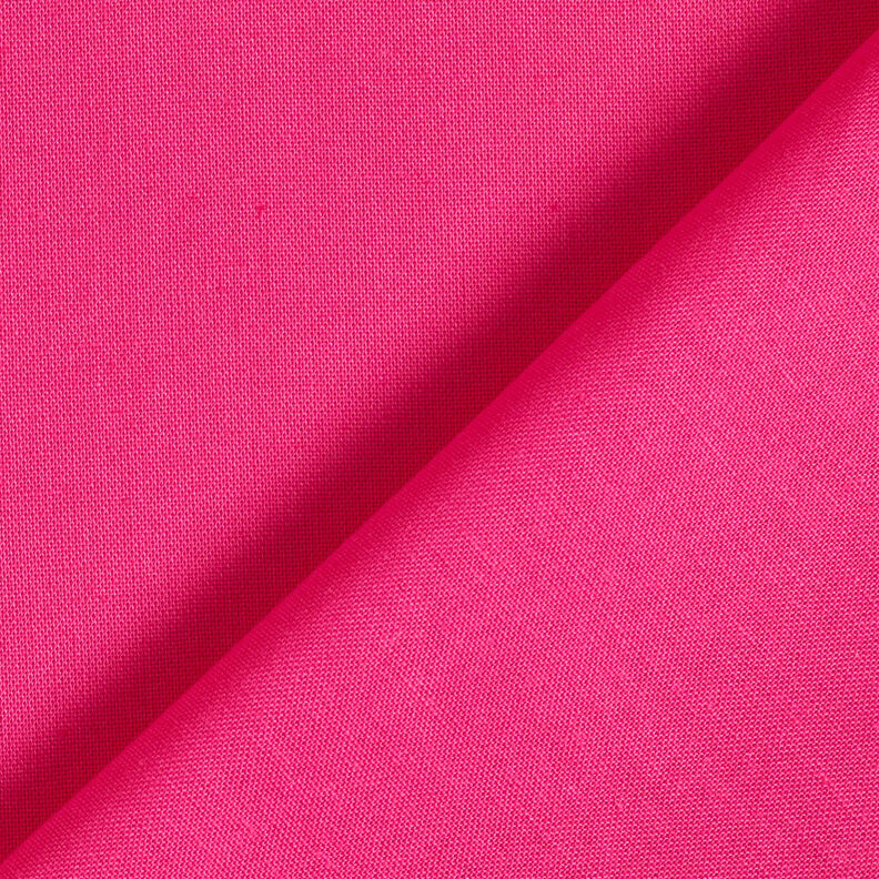 tessuto in cotone cretonne tinta unita – rosa fucsia acceso, image number 3