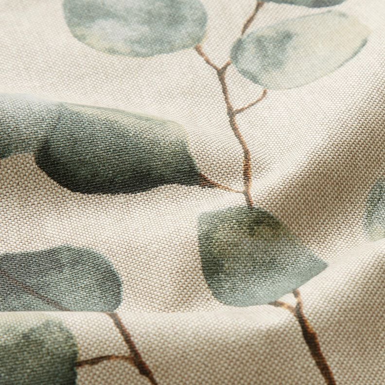 cotone rivestito Rami di eucalipto – naturale,  image number 3