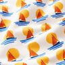 felpa garzata Barche a vela al tramonto – bianco/blu,  thumbnail number 2