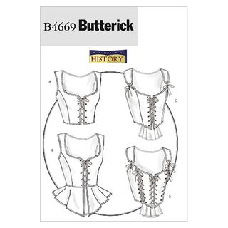 costume storico, Butterick 4669|32 - 38, 