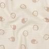 mussolina / tessuto doppio increspato riccio | Poppy Fabrics – naturale/marrone chiaro,  thumbnail number 2