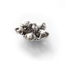 occhiello bottone in metallo con strass [ Ø16 mm ] – argent metallica,  thumbnail number 2