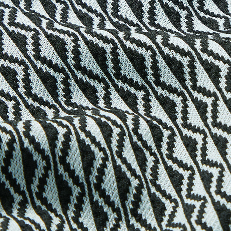 Jersey RoManit a zigzag – azzurro/nero,  image number 2