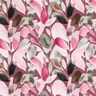 jersey di cotone Stampa digitale di fiori ad acquerello – malva/canna palustre,  thumbnail number 1