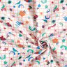 tessuto in cotone cretonne quadri e fiorellini – bianco/menta piperita,  thumbnail number 3