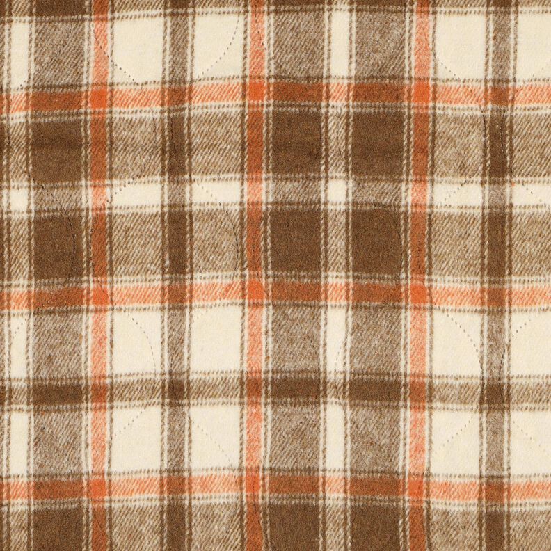 tessuto trapuntato flanella Quadri | Poppy Fabrics – beige,  image number 1