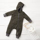 loden follato in lana – verde oliva scuro,  thumbnail number 8