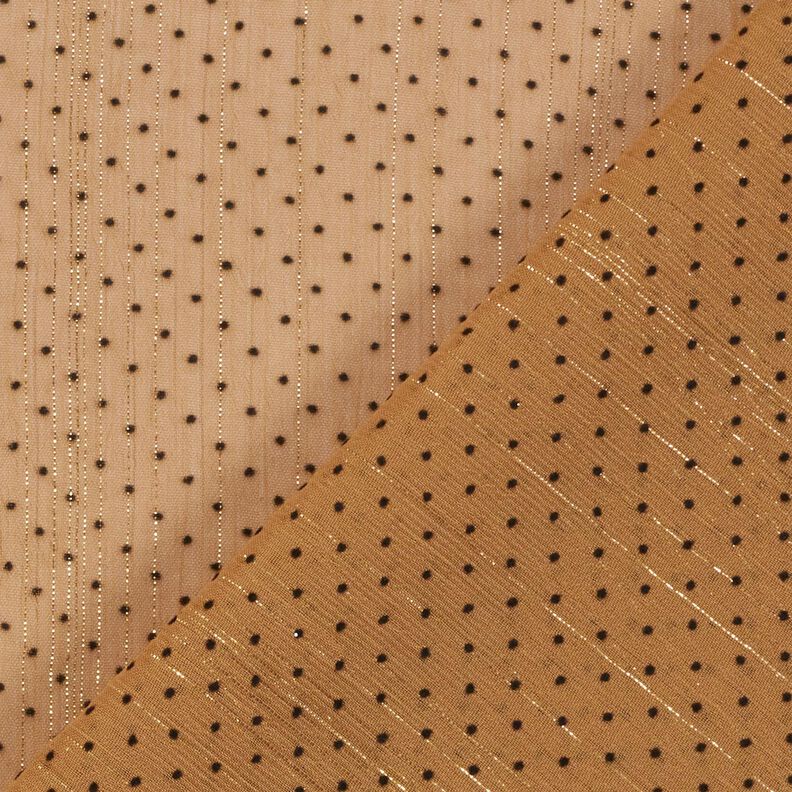 Righe con righe glitterate e pois – marrone capriolo, image number 4