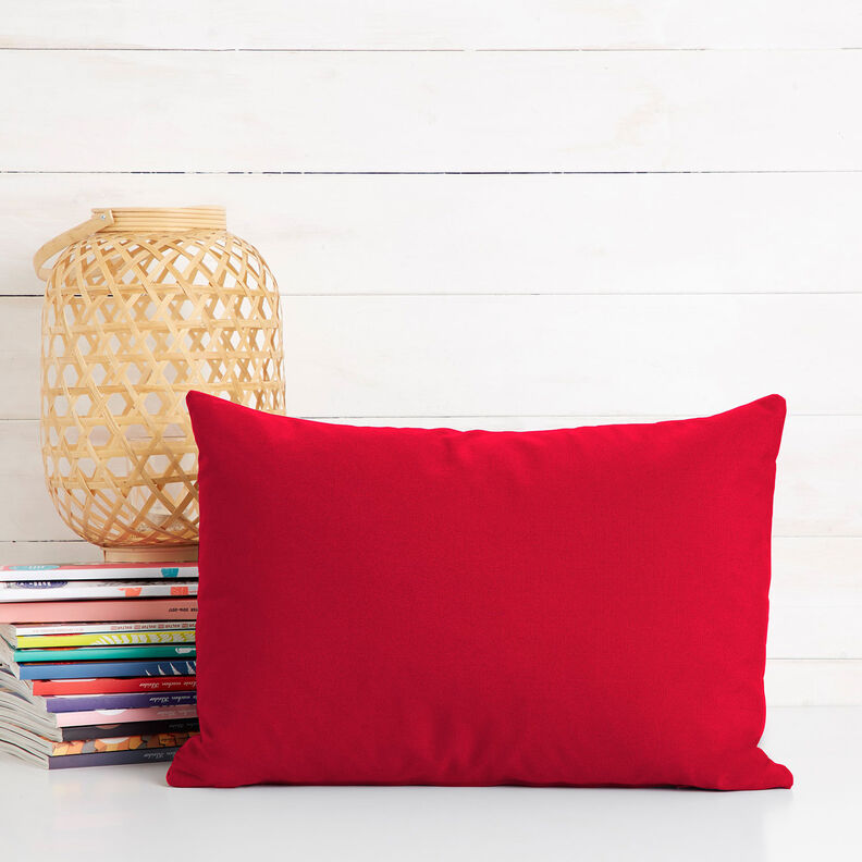 tessuto in cotone cretonne tinta unita – rosso,  image number 9