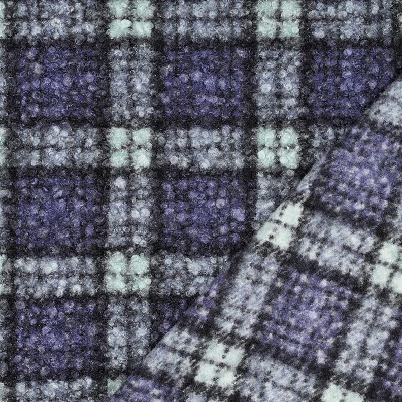 maglia bouclé Controllo – lillà/menta chiaro, image number 4