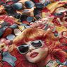 tessuto arredo gobelin Donne famose – rosso carminio/beige chiaro,  thumbnail number 2