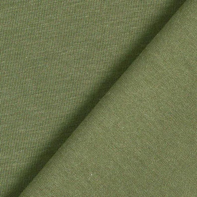 bambù jersey di viscosa tinta unita – verde oliva,  image number 5