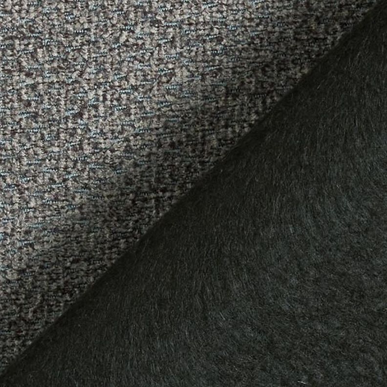 tessuto da tappezzeria Effetto ciniglia – grigio scuro,  image number 3