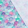 tessuto per costumi da bagno UPF50 Conchiglie – azzurro/lilla bluastro,  thumbnail number 4