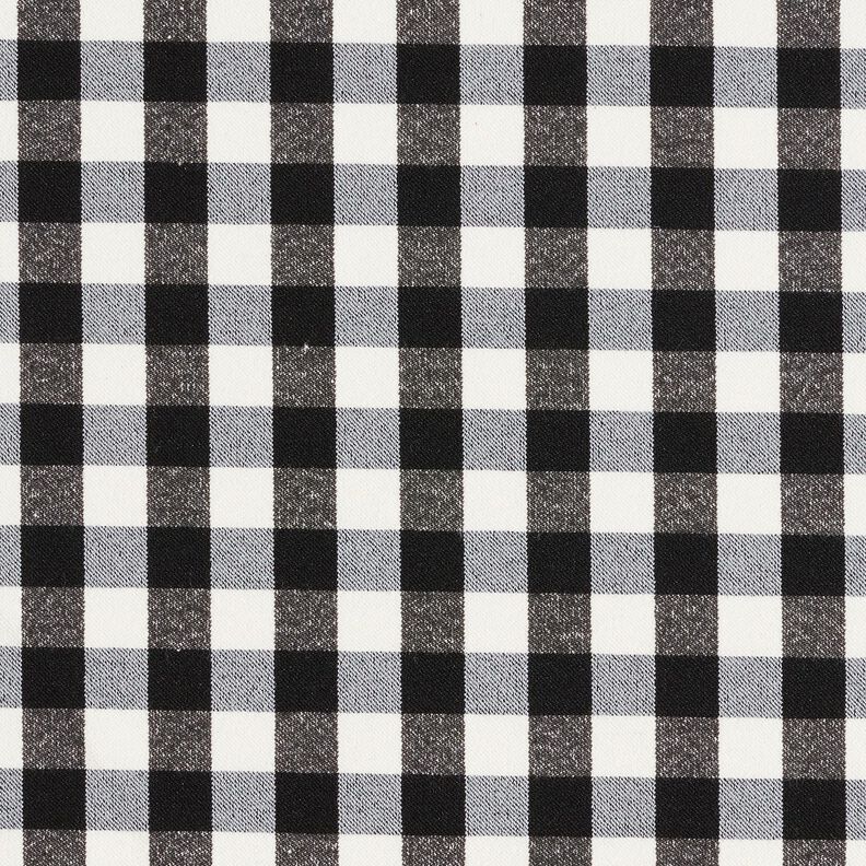 Pantalone elasticizzato a quadretti Vichy – nero/bianco,  image number 1