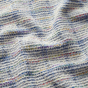 jersey jacquard bouclé scintillante – azzurro, 