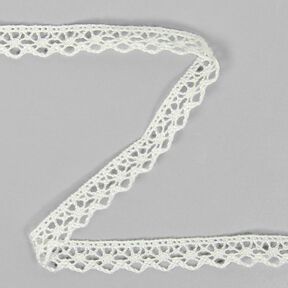 Pizzo a tombolo (13 mm) 6 – bianco lana, 