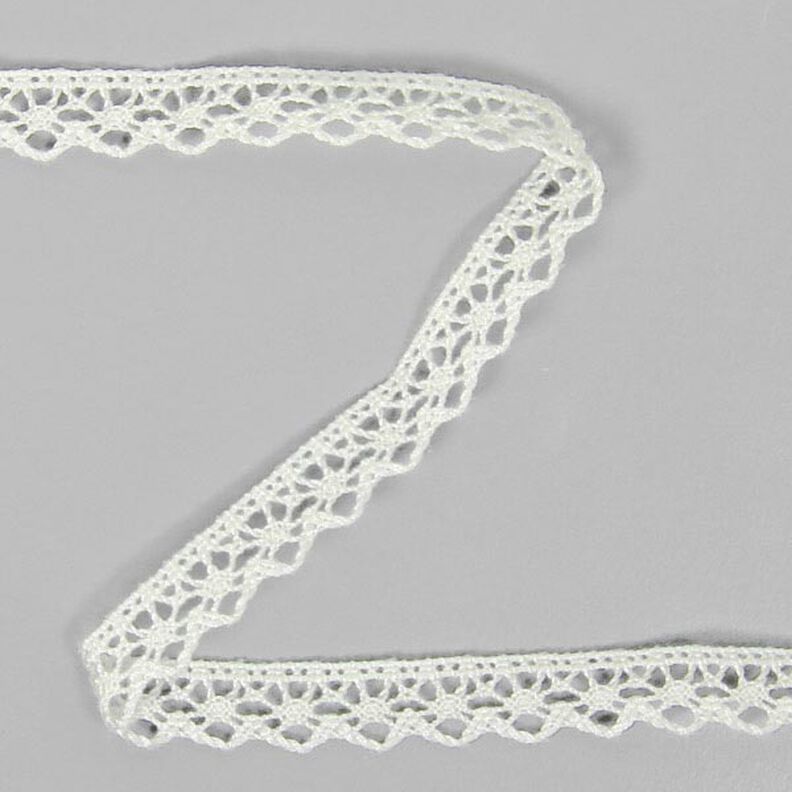 Pizzo a tombolo (13 mm) 6 – bianco lana,  image number 1
