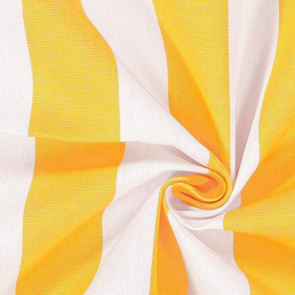 Tessuto per tende da sole righe Toldo – bianco/giallo,  image number 2