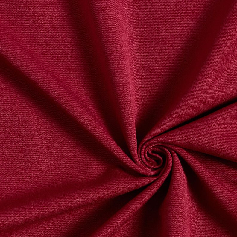 Viscosa Twill Stretch Tinta Unita, bordeaux &ndash; rosso scuro | Resto 50cm,  image number 1