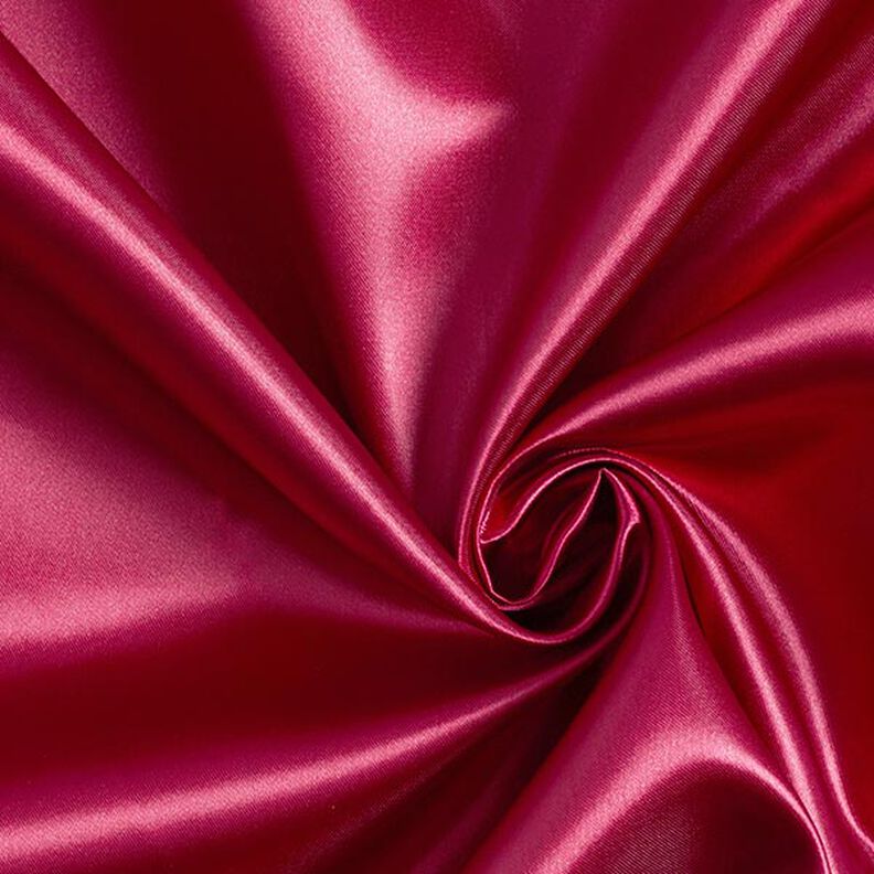 satin poliestere – rosso Bordeaux,  image number 1