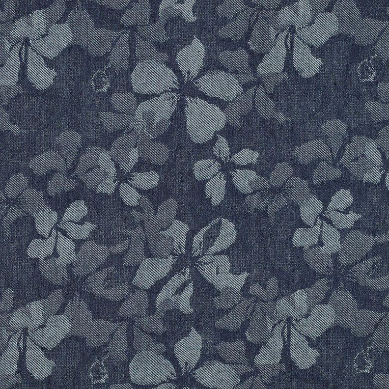 Fiori in misto cotone denim – colore blu jeans,  image number 1